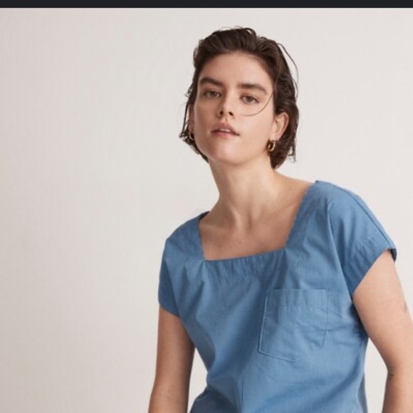 Madewell Blue Women's Top - Picture 1 of 7